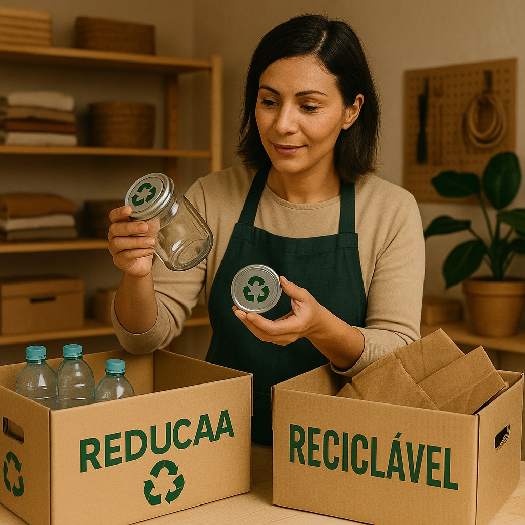 Empreendedora aplica economia circular para reduzir custos no negócio.